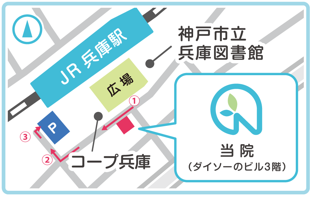 駐車場イラストマップ